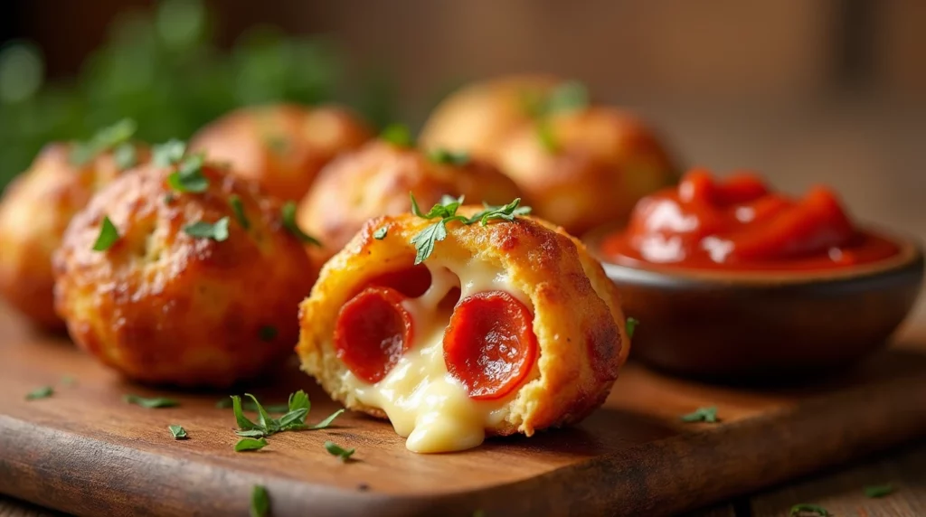 Pepperoni Pizza Bombs