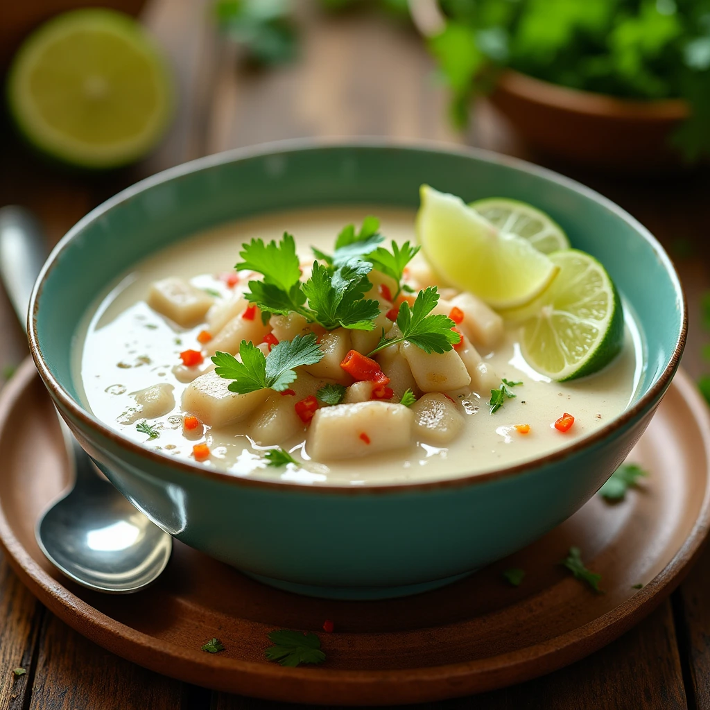 Coconut Lime Fish Soup Recipe