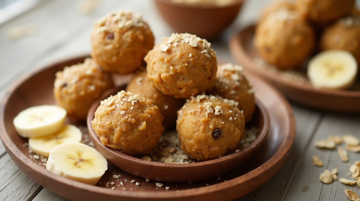 Cottage Cheese Banana Bread Energy Balls